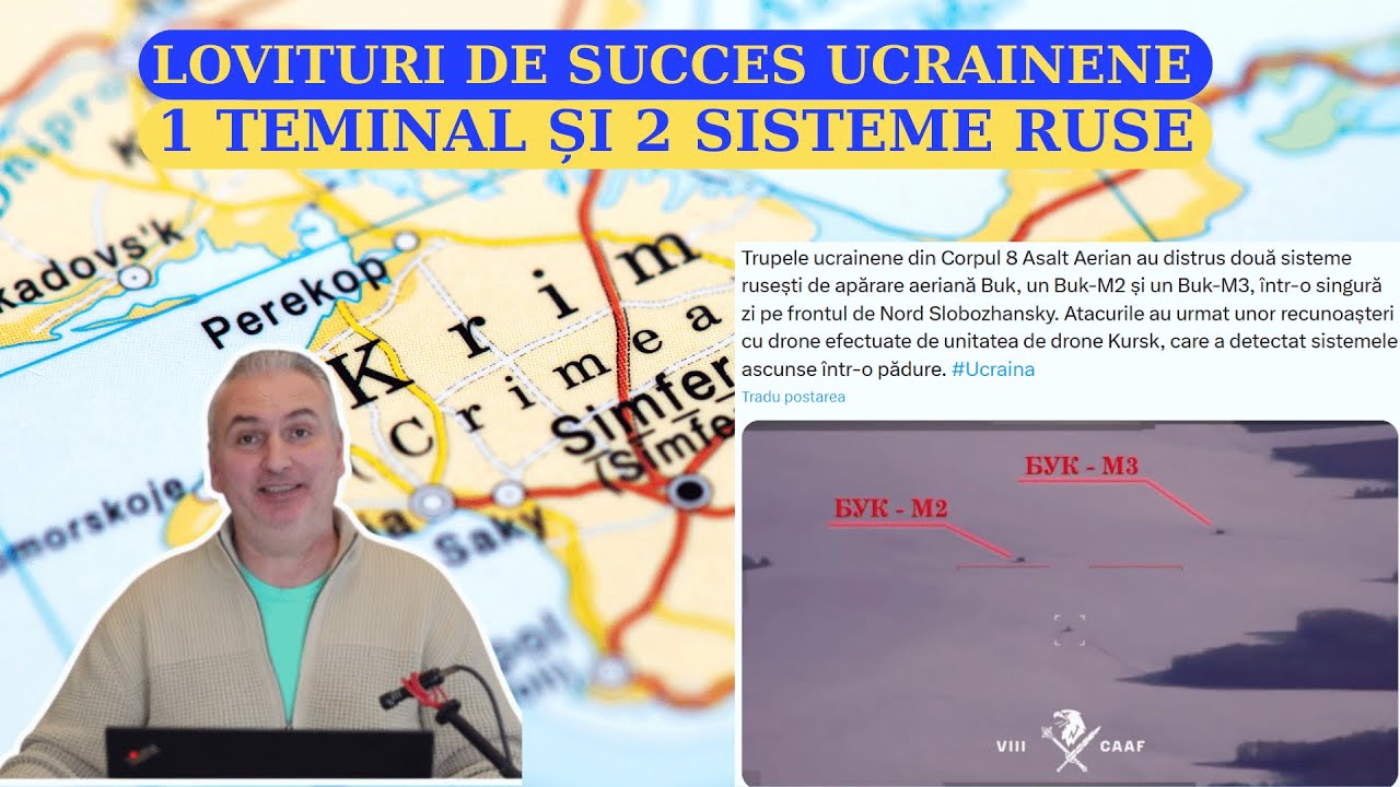 AFU a distrus un teminal petrolier și sisteme de apărare rusești