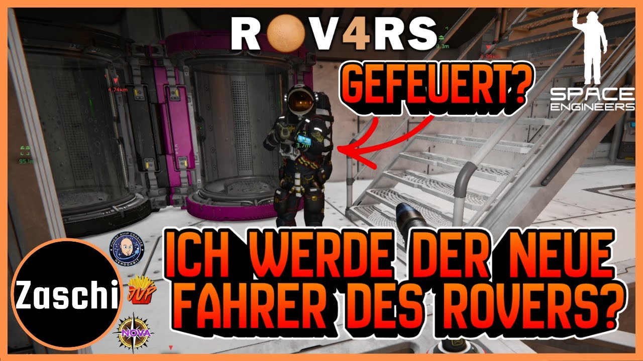 ICH BIN JETZT DER NEUE FAHRER! | ROV4RS  👨‍🚀🚀🏗️ - #deutsch #spaceengineers #letsplay ​#62