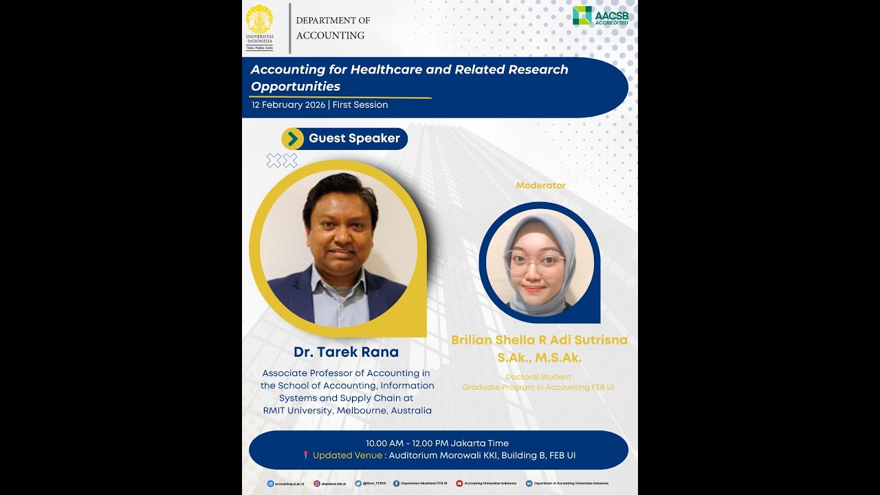 Discussion Series DoA FEB UI 2026 Day 4 Accounting for Healthcare and Related Research Opportunities