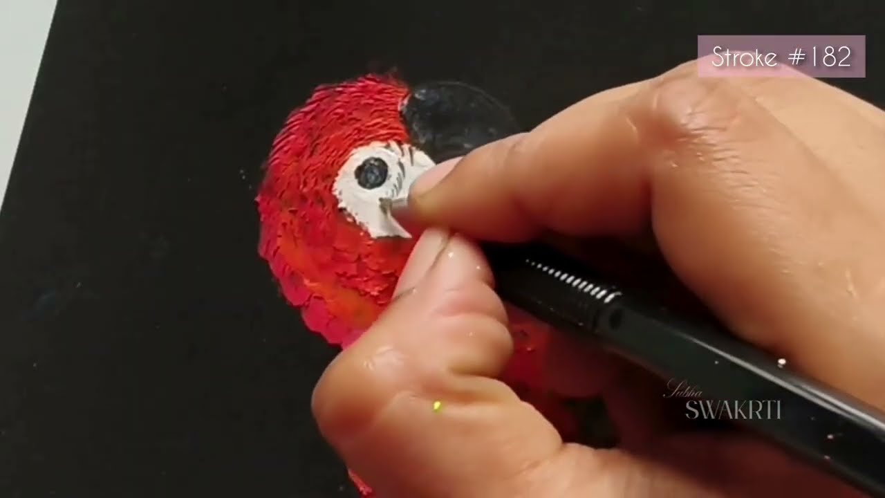 Easy Oil Pastel Colorful Parrot Art Tutorial for Beginners! 🦜✨| SubhaSwakrti