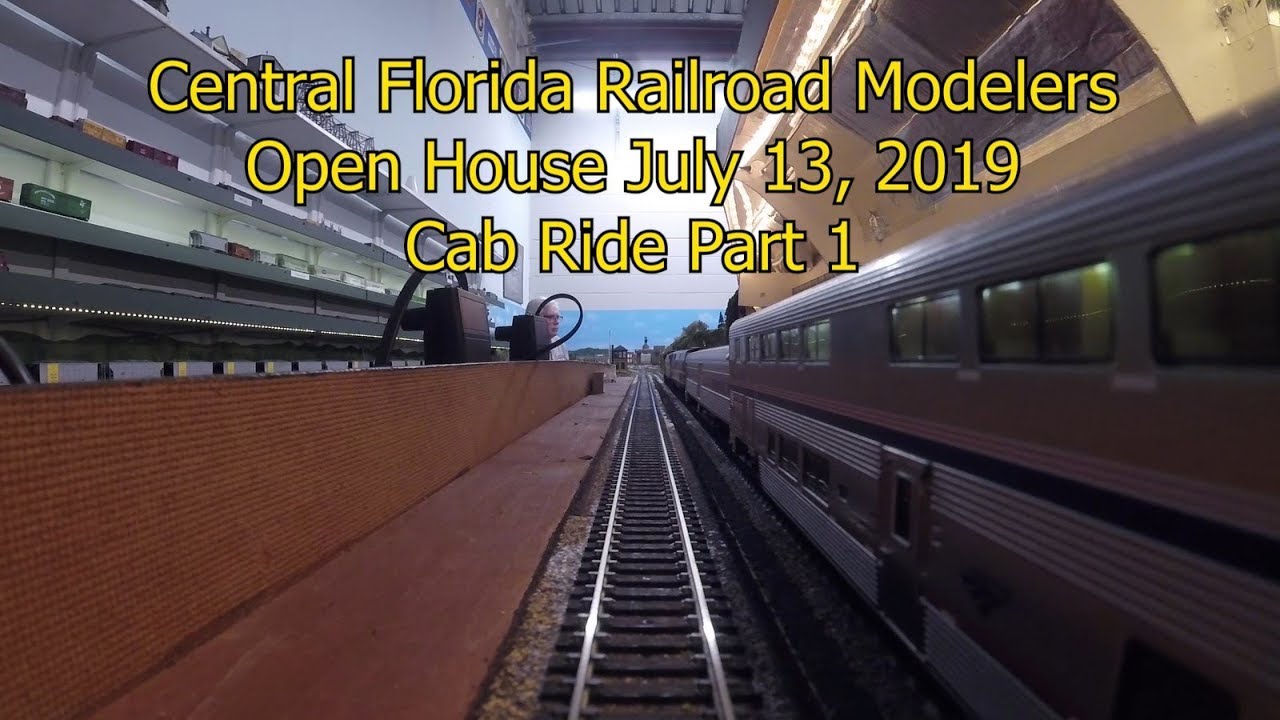 HO Scale Cab Ride Part 1 - Central Florida Railroad Modelers
