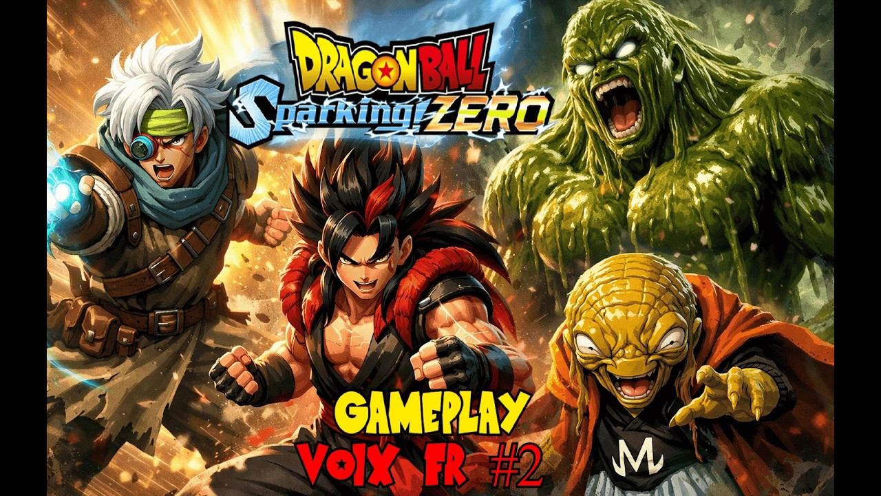 DRAGON BALL SPARKING ZERO  - Gameplay voix fr (new characters) PC Ultra #dragonball