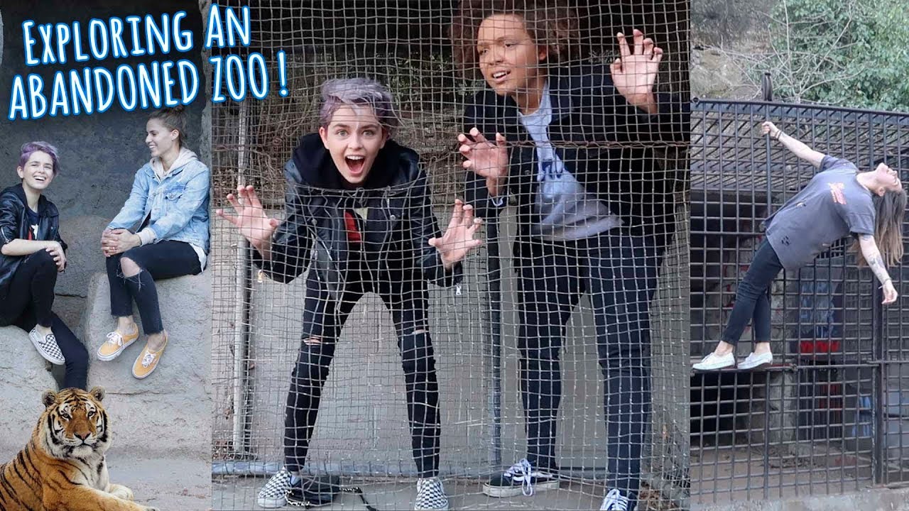 EXPLORING AN ABANDONED ZOO! (FT. Sam & Alyssa)