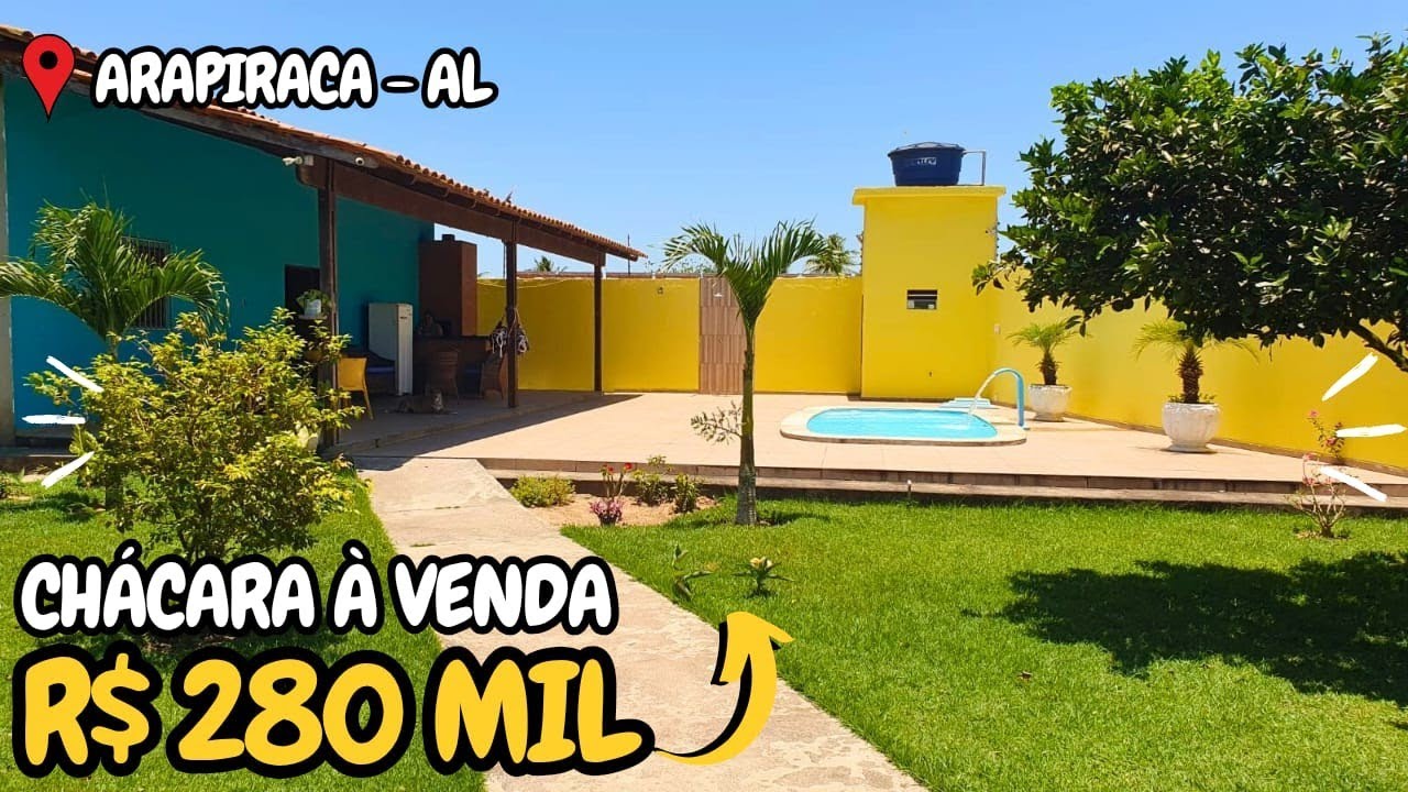 CHÁCARA À VENDA EM ARAPIRACA ALAGOAS NORDESTE 