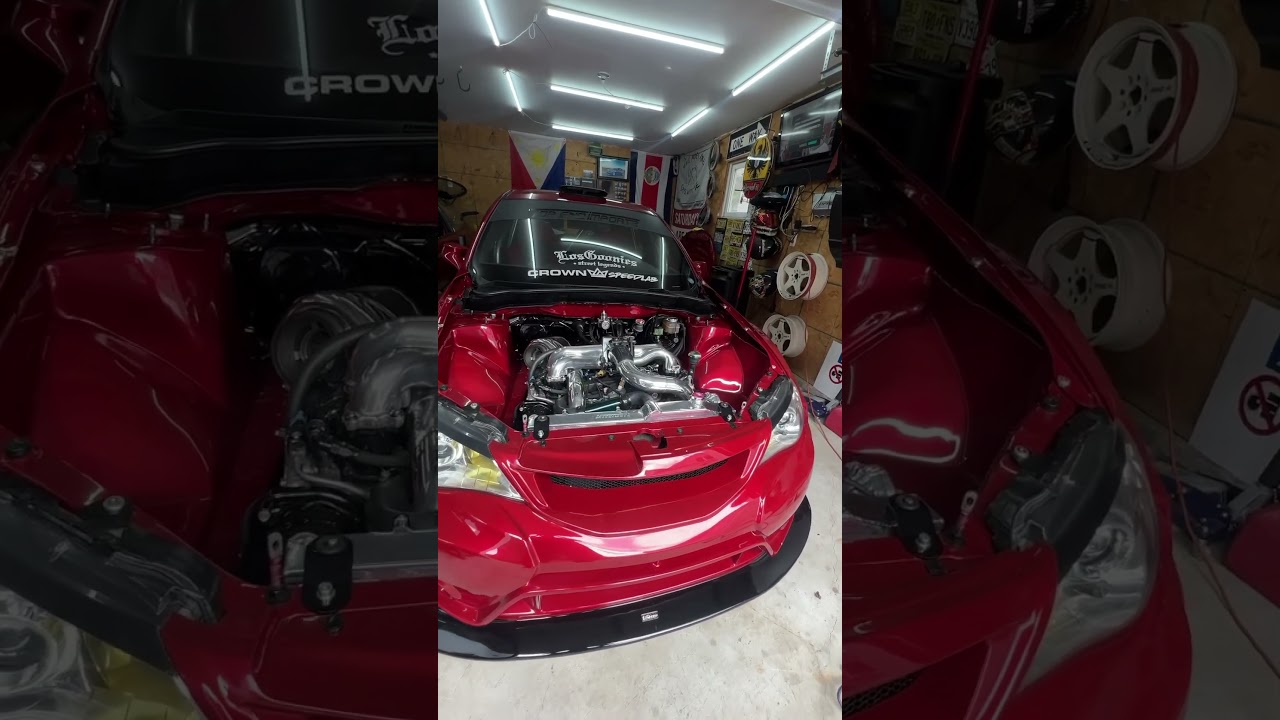 Shaved engine bay subaru sti 