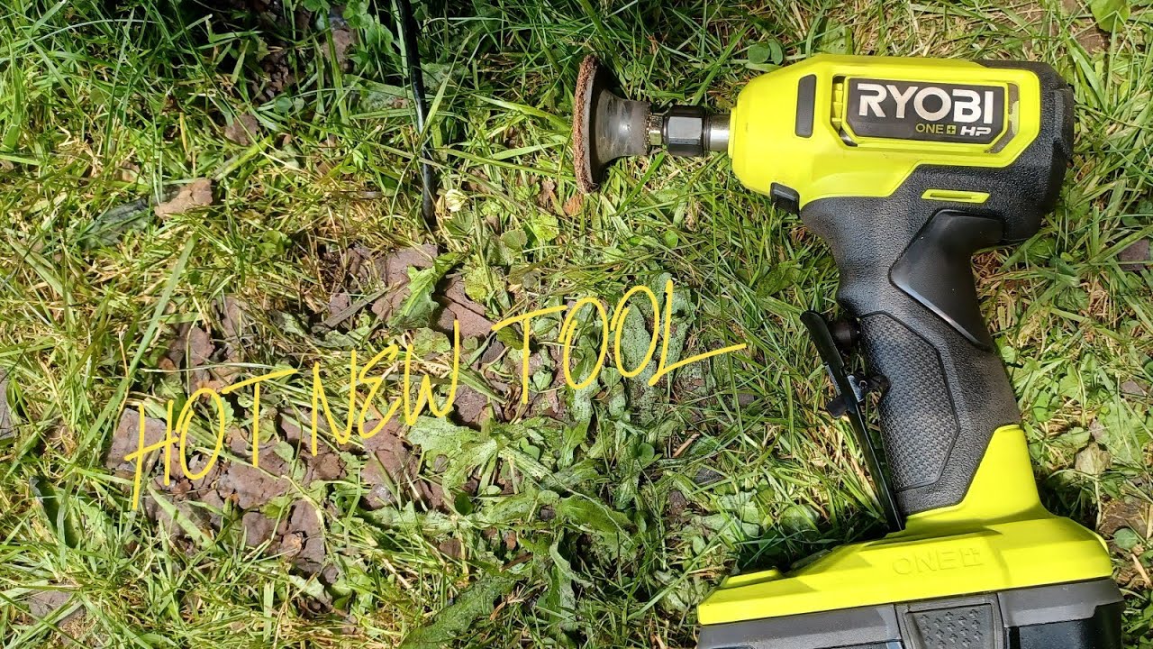 Ryobi's Hottest New Tool!! 18 Volt 1/4 Inch Die Grinder Review