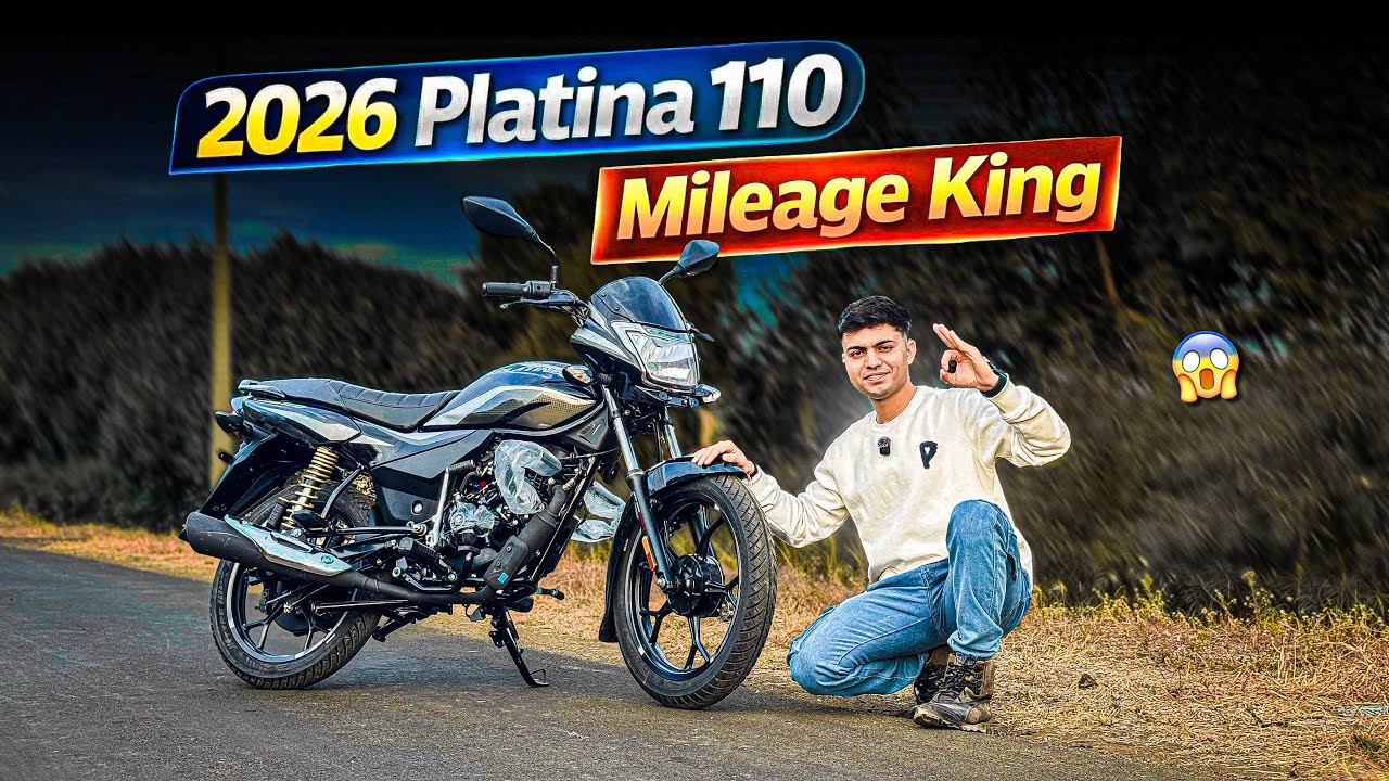 Mileage King of India 😍| New 2026 Bajaj Platina 110 |
