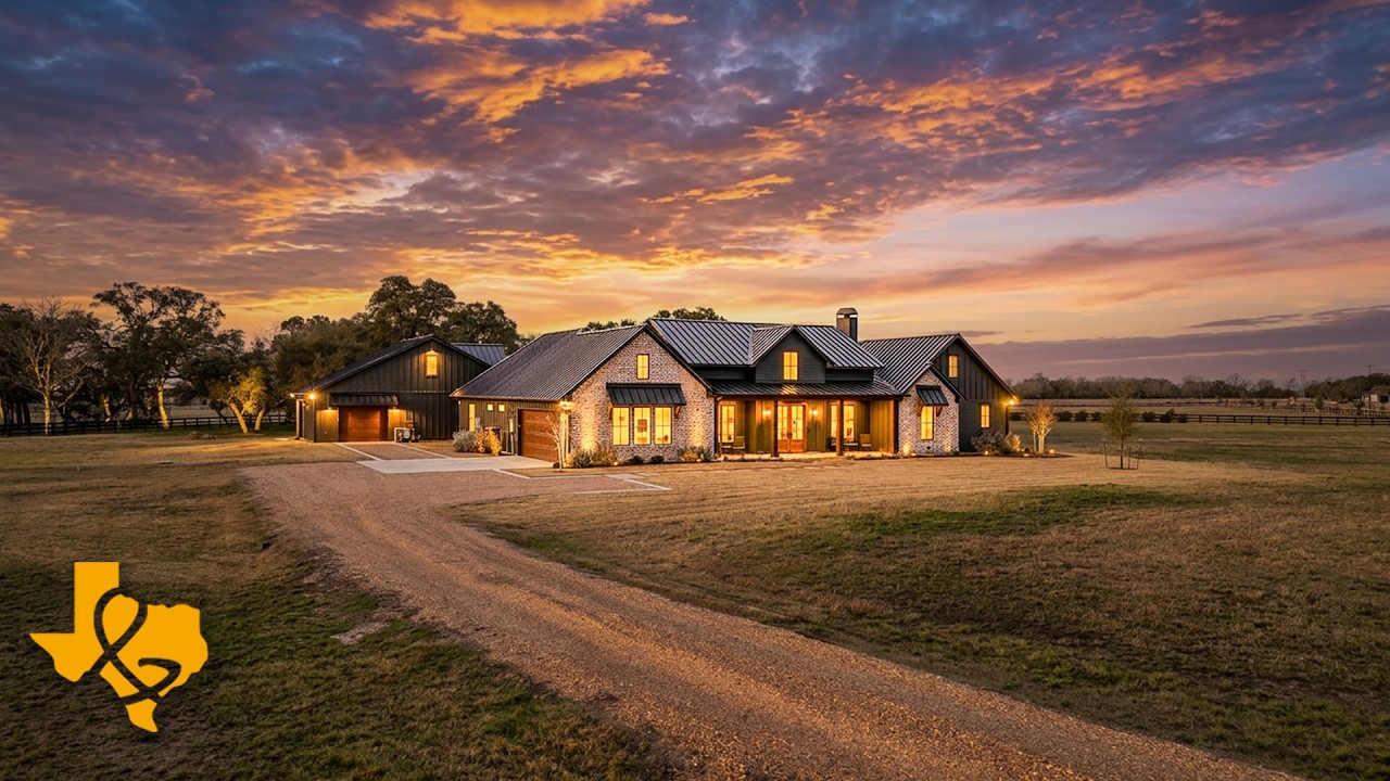 This $2.5M LUXURY MODERN FARMHOUSE is PERFECTION on 8 ACRES
