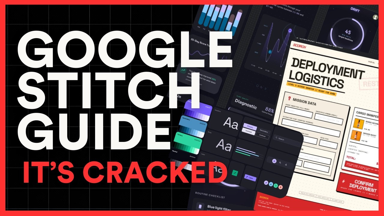 Google Stitch Is CRACKED: Full Guide + Free Prompt Pack