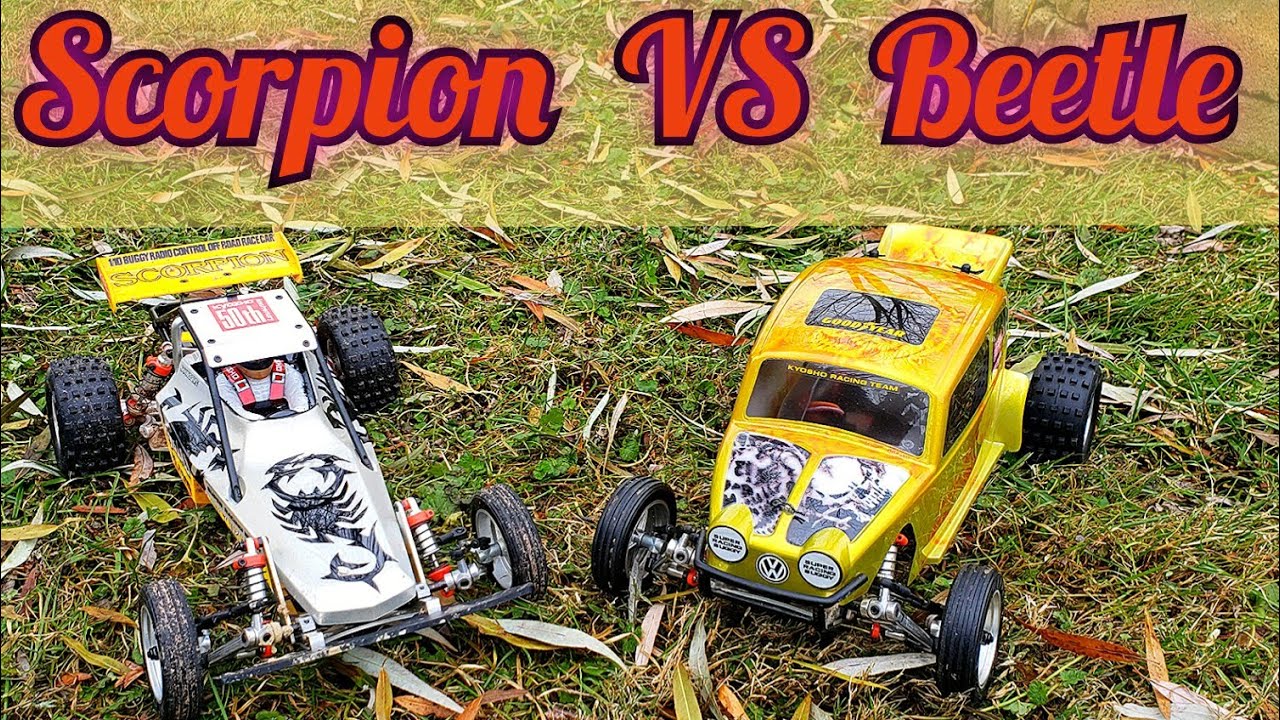 Kyosho Scorpion VS Kyosho Beetle  10 Lap Shootout