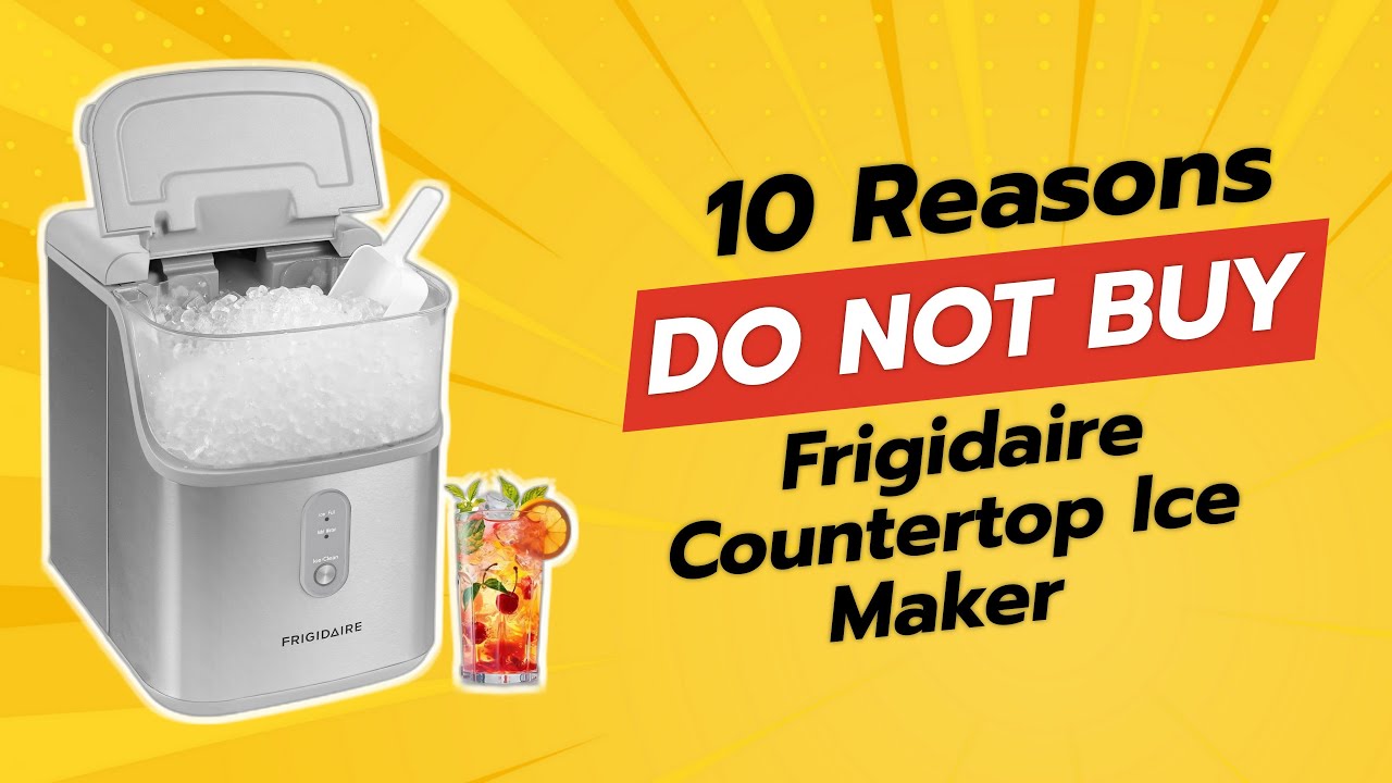 Настольный льдогенератор Frigidaire | 10 причин НЕ покупать! ❄️🚫