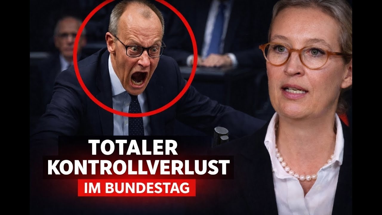 MERZ GREIFT WEIDEL LIVE IM BUNDESTAG AN – DANN ESKALIERT ES?