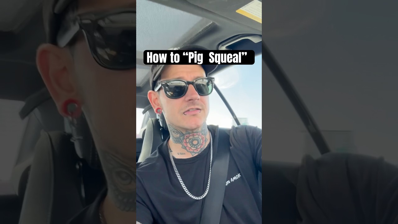 How to &ldquo;pig squeal&rdquo; #deathcorevocalist #deathcoremusic #metal #harshvocals