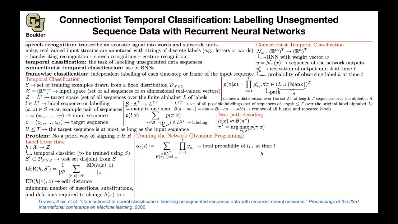 Connectionist Temporal Classification | Lecture 72 (Part 2) | Applied Deep Learning