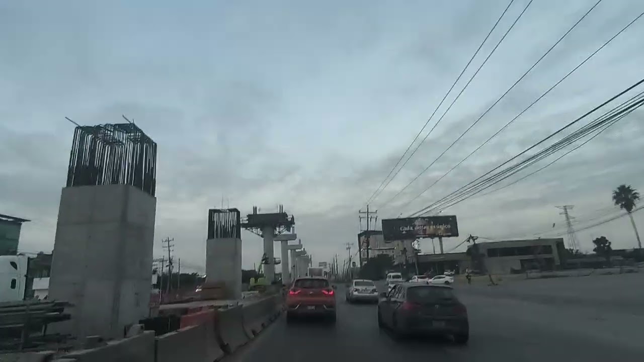 Avance línea del metro Aeropuerto hacia Apodaca 22 de diciembre 2025 7:35 am