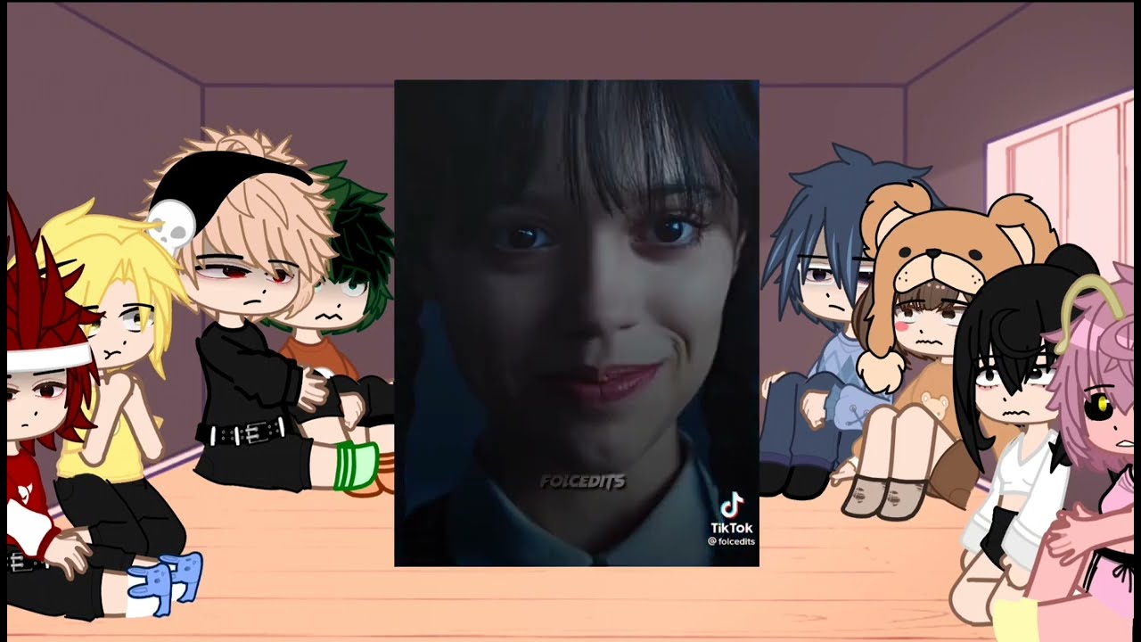 Mha react to Wednesday  (all parts)