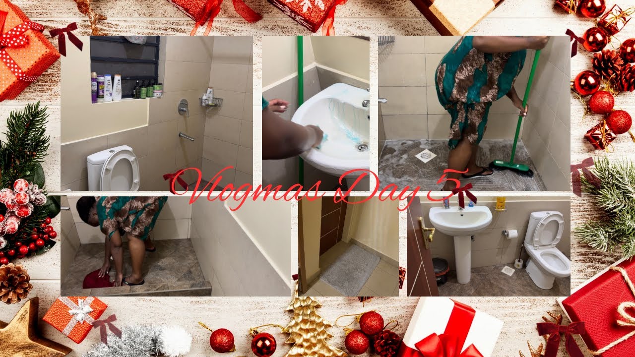 Vlogmas Day 5: Deep Cleaning My Bathroom | Resetting My Space for the Holidays ✨🎄