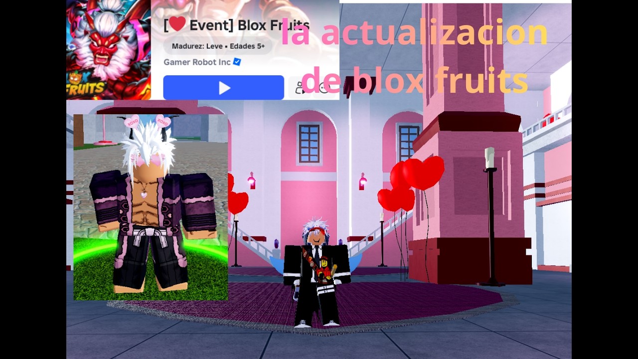 jugando la actualización de blox fruits