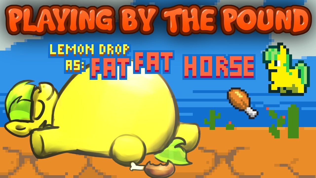 Playing by the Pound | Fat Fat Horse 🐎 Help Lemon Drop Gorge On Meats & Puzzle Through Each Stage