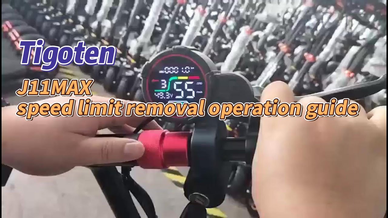 Tigoten J11MAX speed limit removal operation guide