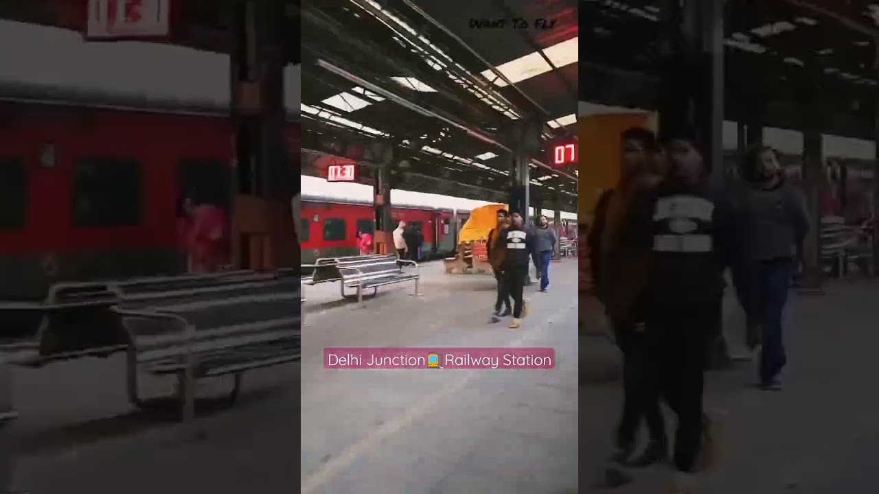 Delhi Junction Railway Sation | #delhi #trainlover #indianrailways #travel #music #shorts