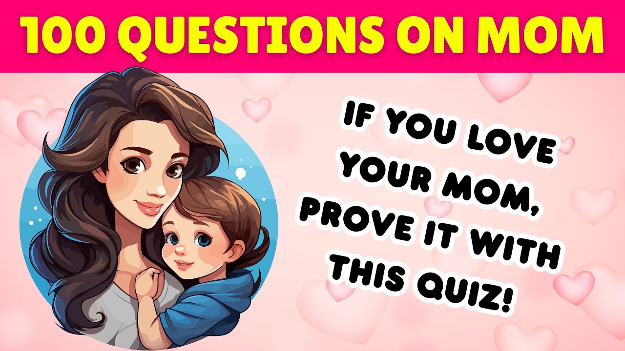 100 Questions About Mom | Fun & Heartwarming Quiz for Mother's Day 💖👩&zwj;👧&zwj;👦 @puzzlingpawzz