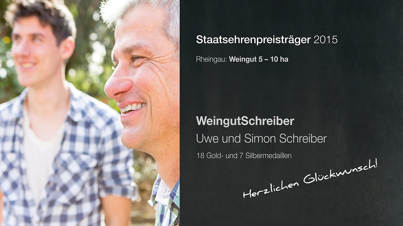 Staatsehrenpreistr&auml;ger 2015 Weingut Schreiber