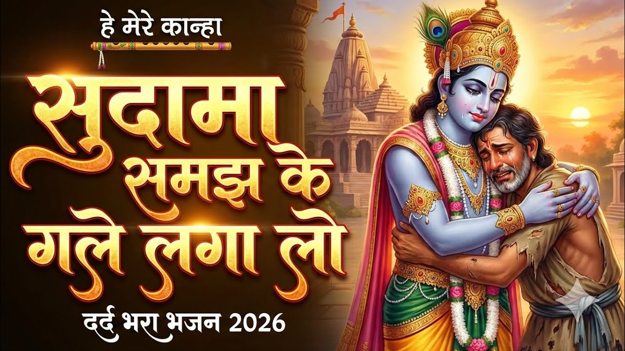 सुदामा समझ के गले लगा लो 😭 | Dard Bhara Krishna Bhajan 2026 | He Mere Kanha #radheradhe #krishna 