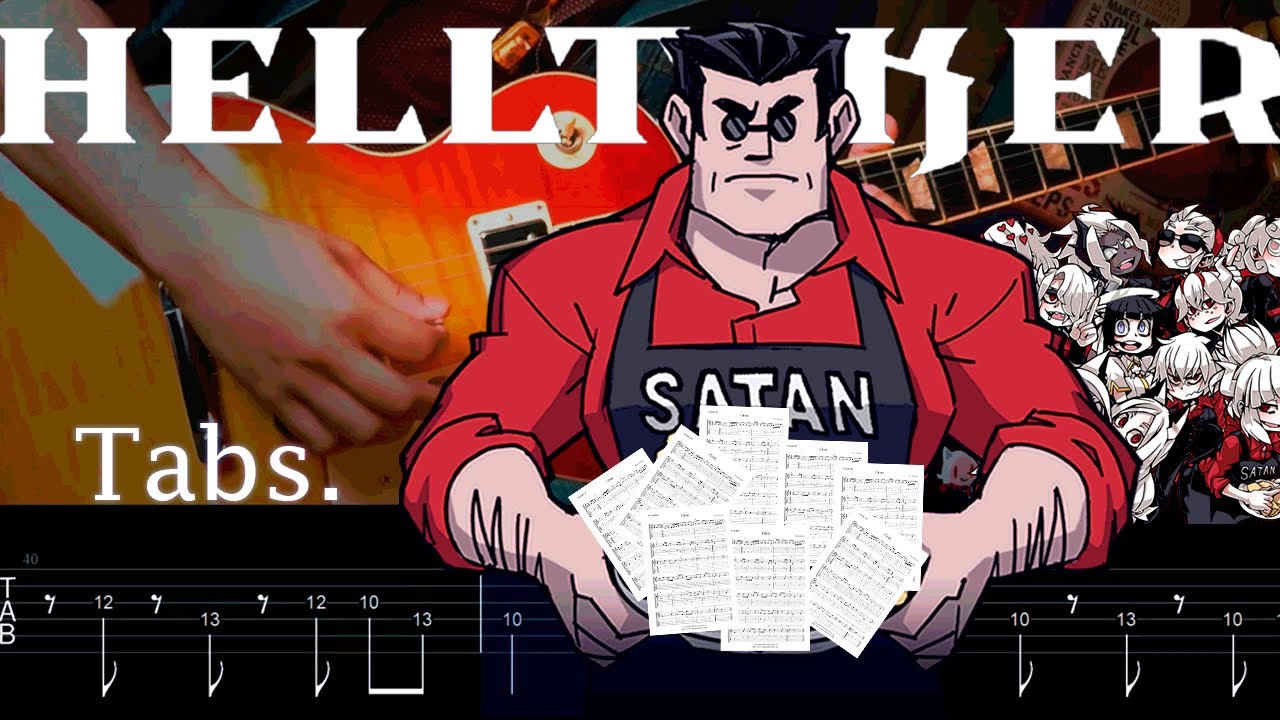 【TABS】VITALITY - Mittsies [HELLTAKER OST]【GUITAR COVER】tutorial