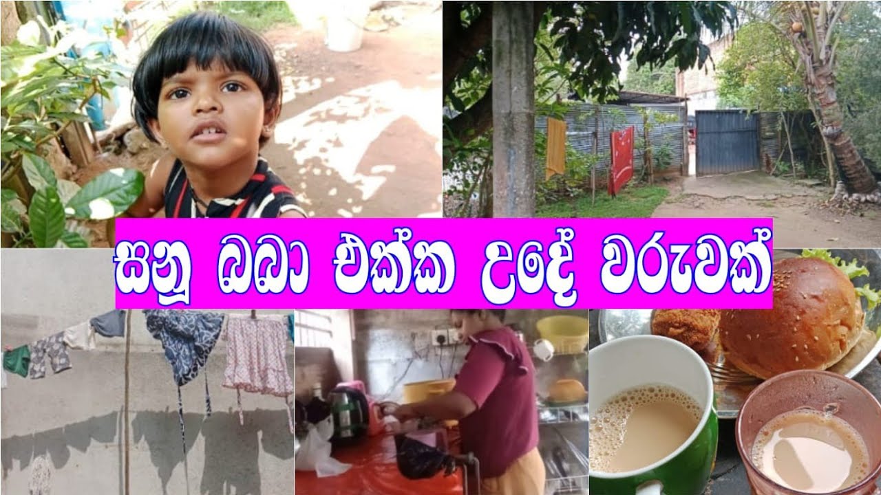 සනු බබා එක්ක උදේ වරුවක් 