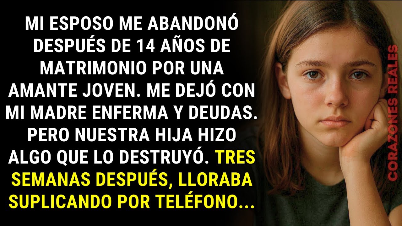 Marido la dejó por su amante con deudas y madre enferma. Pero su hija encontró cómo vengarse…