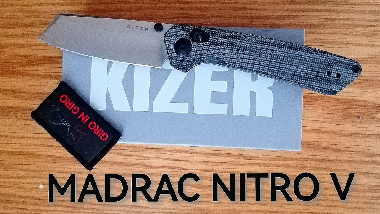 Kizer Madrac nitro V.... Il nuovo coltello da lavoro ma  peccato doverlo lasciare a casa 😭😭