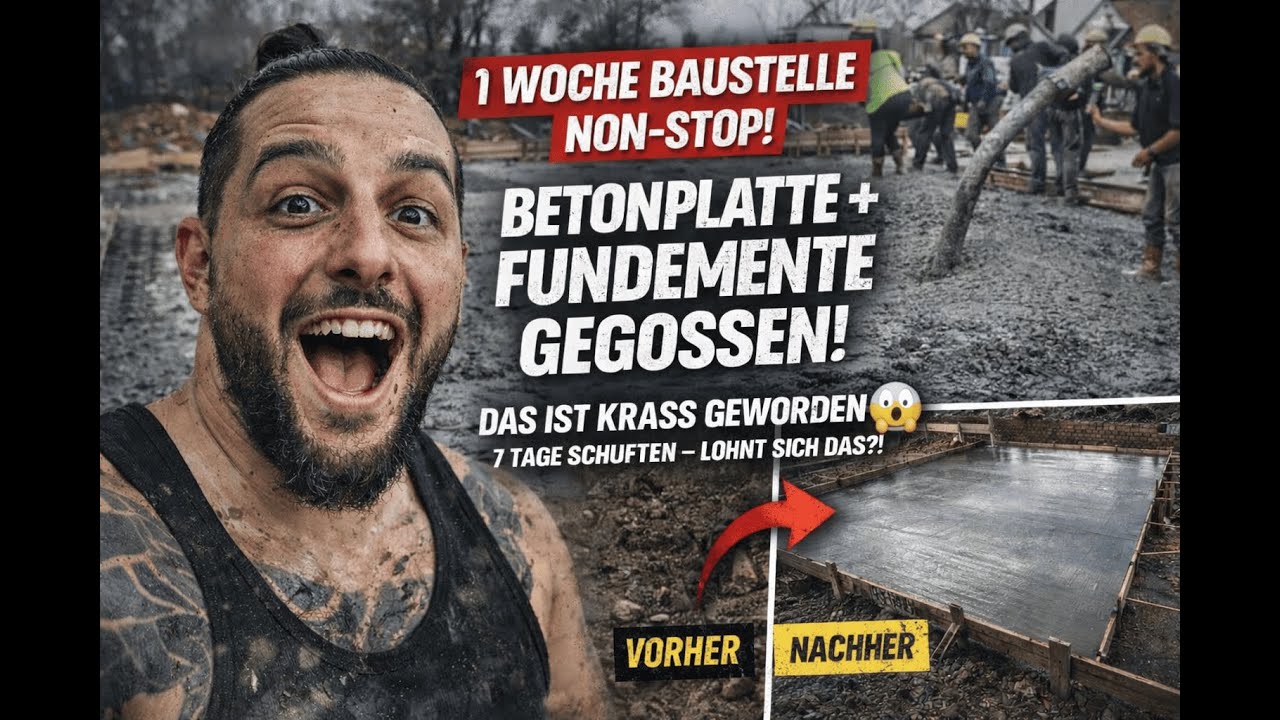 1.WOCHE MIT MIR UNTERWEGS🔥I BLEIBT DAS HAUS NOCH STEHEN ?…🤯 I NUR IHR MEINE BAUSTELLE UND ICH!