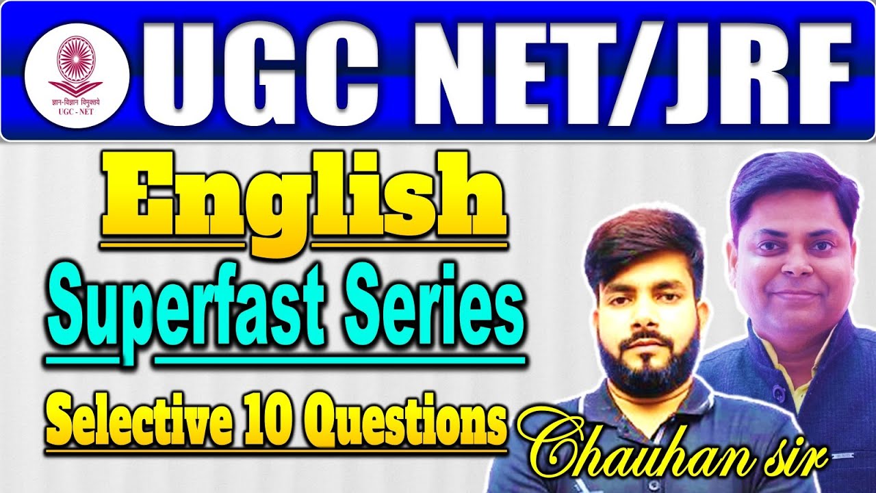 UGC NET 2026 || ENGLISH सिलेक्शन वाली तैयारी करें PYQS QUESTION PRACTICS || By Chauhan Sir #ugcnet