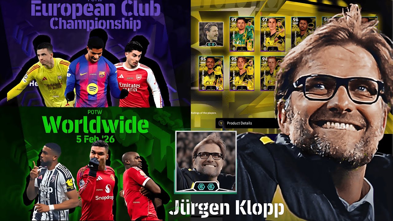 eFootball 2026 &bull; Controller Connection Update | JURGEN KLOPP Returns | POTW Surprised by This Case