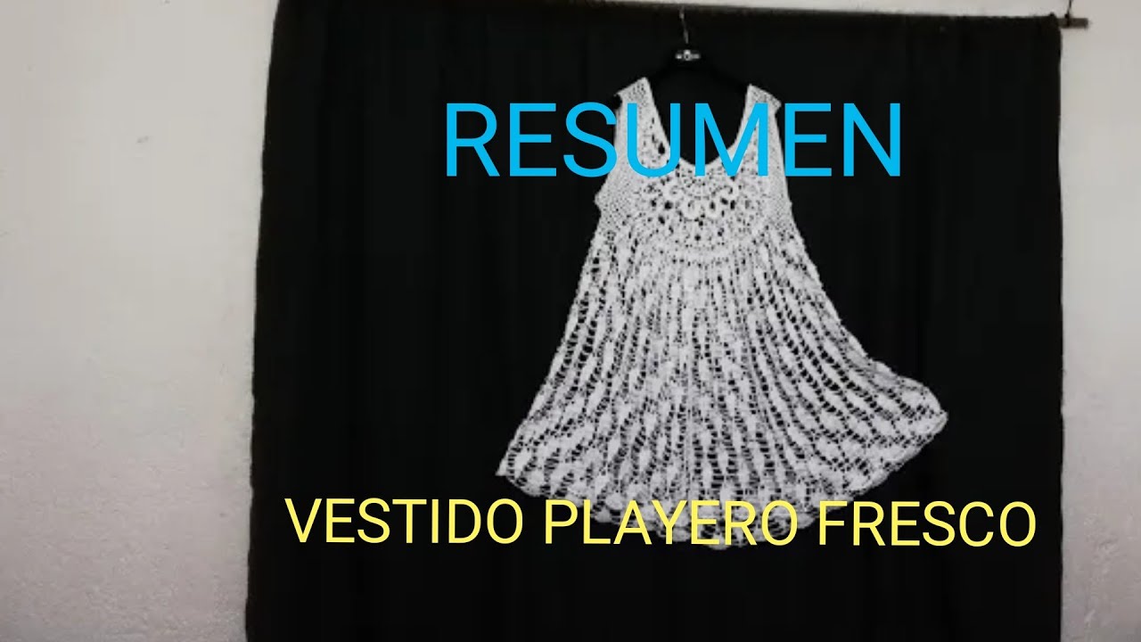 RESUMEN:VESTIDO PLAYERO FRESCO