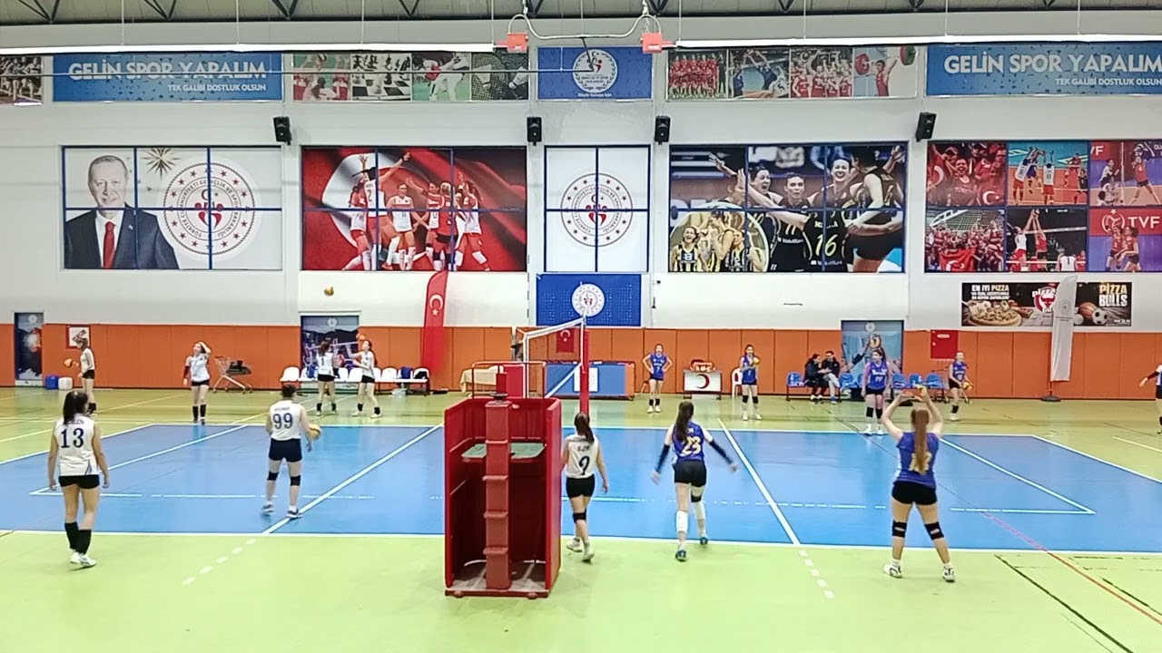 YENİMAHALLE YILDIZLARI VS ANITTEPE ATA ISINMA - SMAÇ VE SERVİS ÇALIŞMALARI