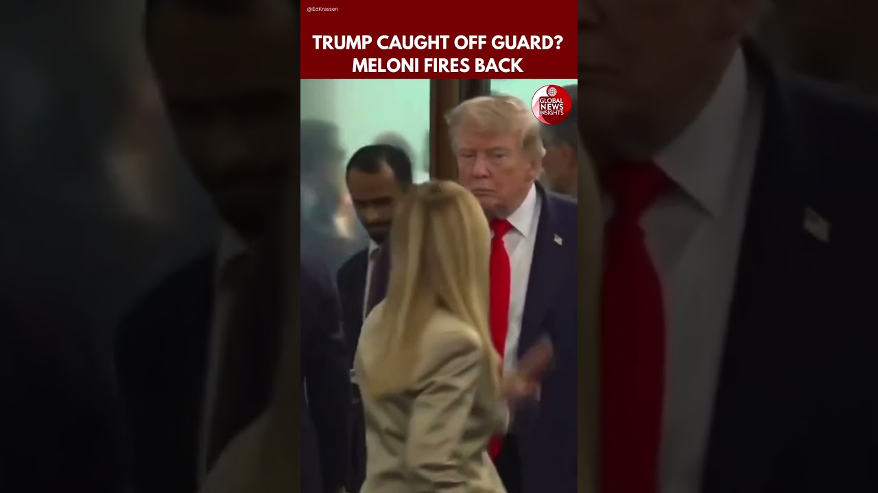 Giorgia Meloni&rsquo;s Exchange With Trump Goes Viral at Global Summit