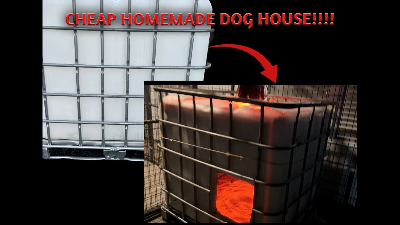 How to Make a Cheap, and EASY dog house! (insulated)