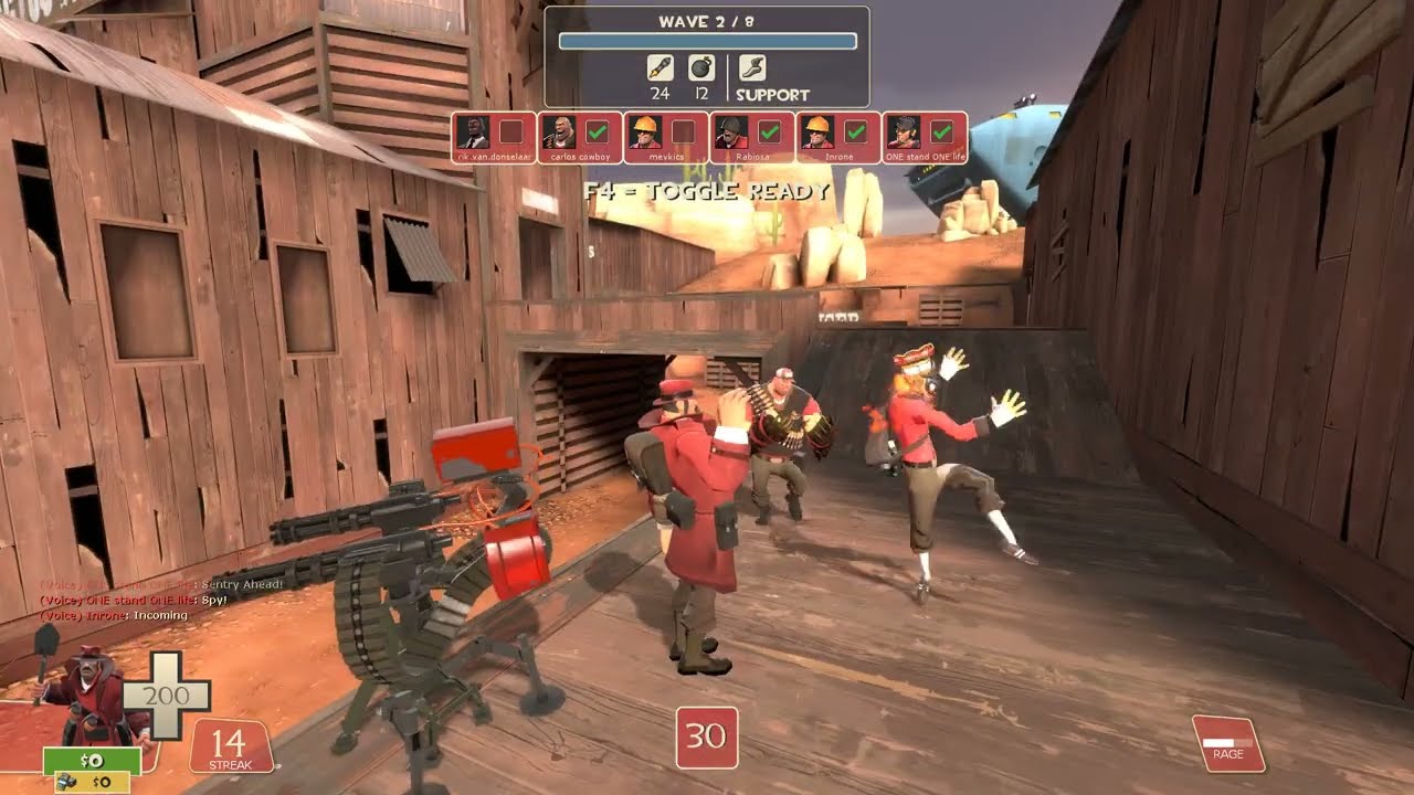 Team Fortress 2 MvM Soldier Gameplay