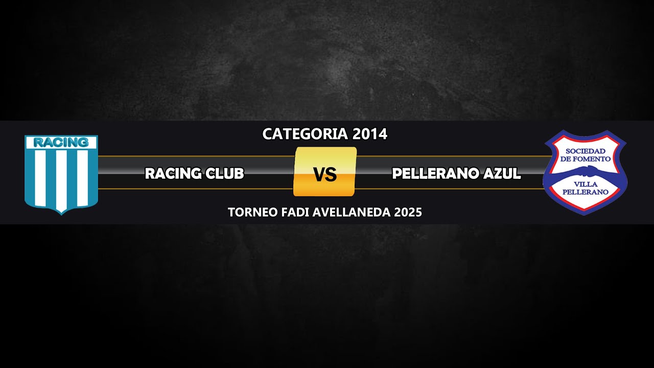 RACING VS PELLERANO AZUL CAT 014 resumen