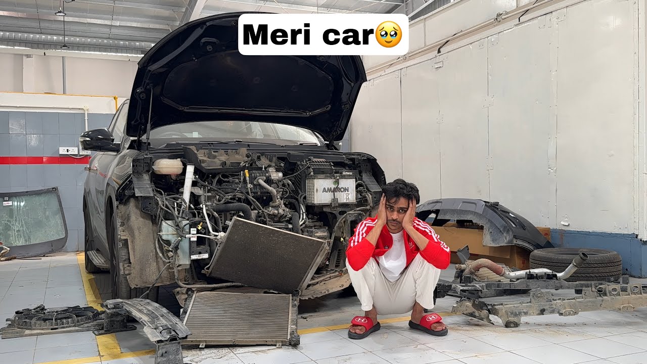 Meri car ko nazar lag gayi hai 😭 Accident 