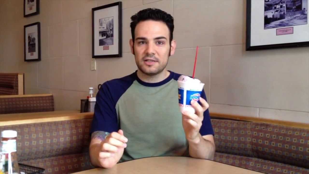 Ice Cream Review: Dairy Queen Blizzard of the Month August: Triple Berry Brownie