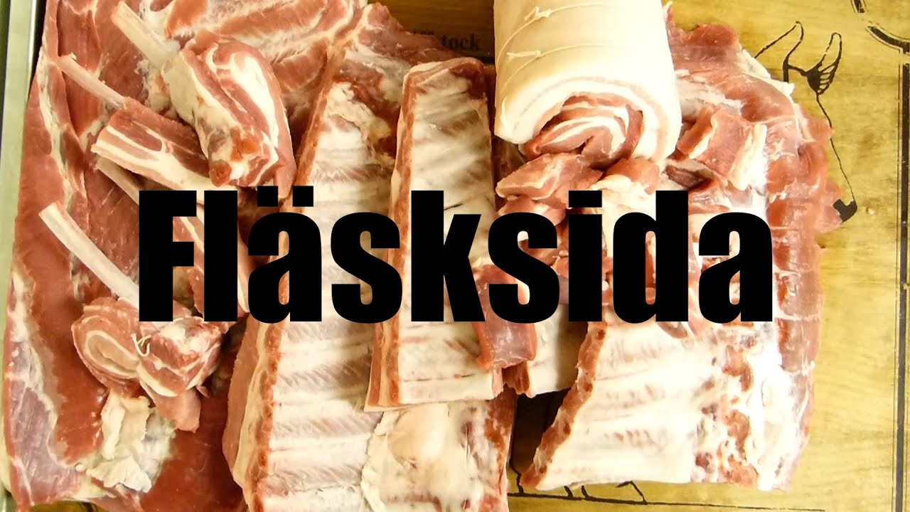 Hur Man Styckar Fläsksida | Snacka Kött