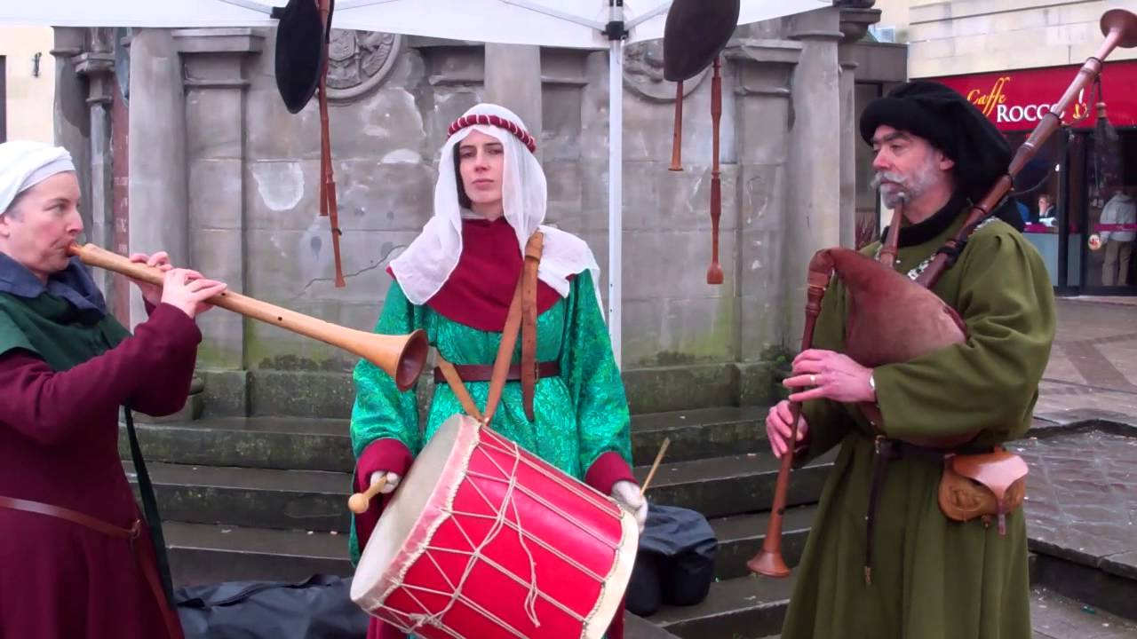 Ancient Bagpipes Andermass Medieval Fair Perth Perthshire Scotland