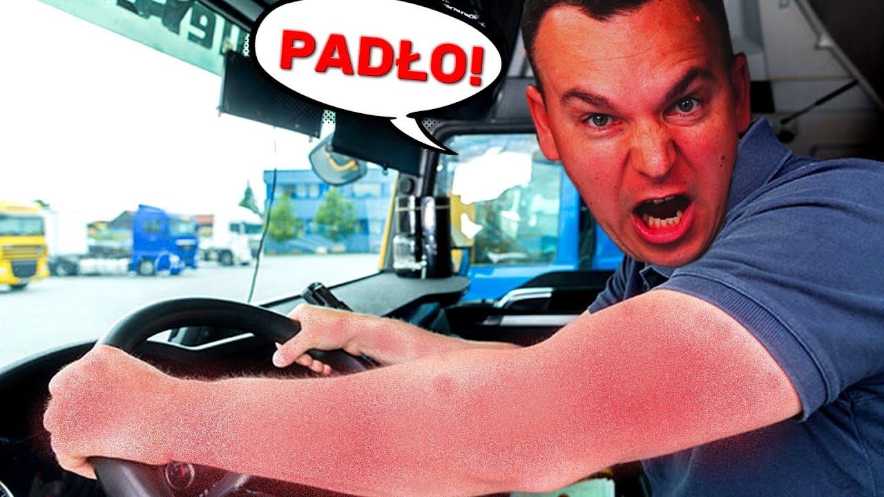 Kierowca CIĘŻARÓWKI ODPALIŁ POJAZD i laptop ZGASŁ!