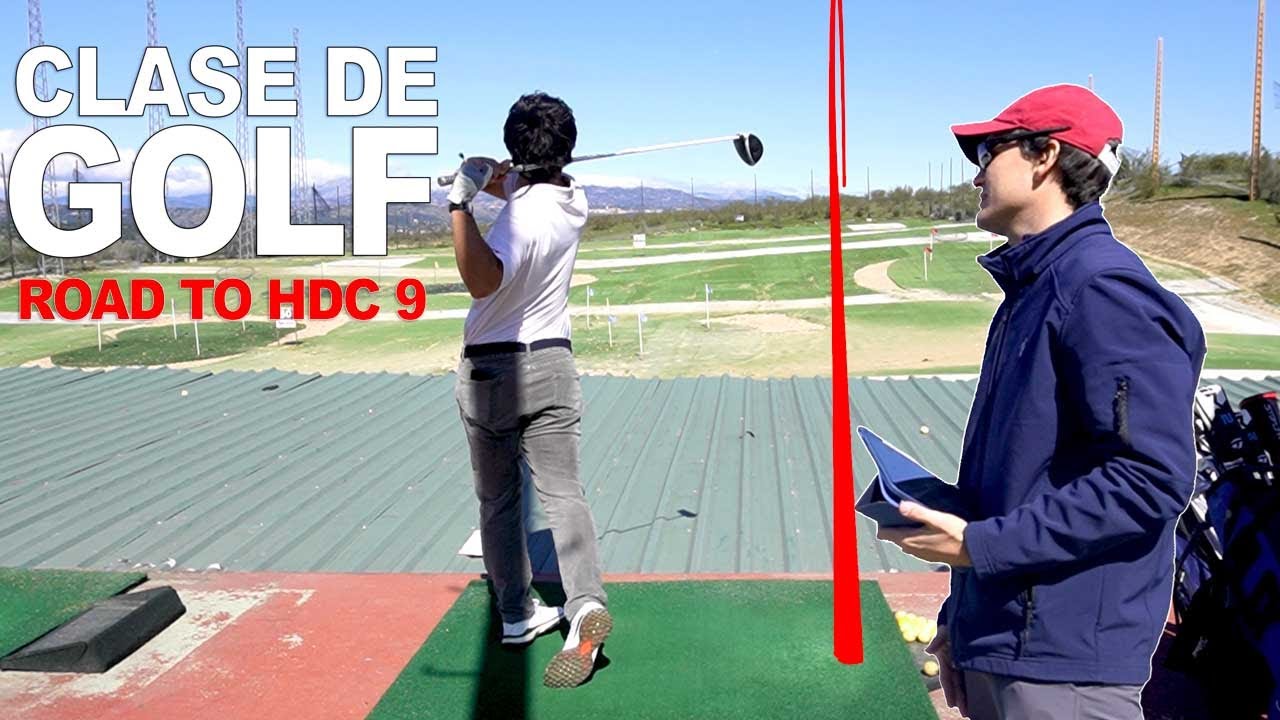 CLASE de GOLF en ESPAÑOL completa | Sesión de DRIVER | ROAD to HDC 9 | COACH (Antonio Puebla) Ep.1