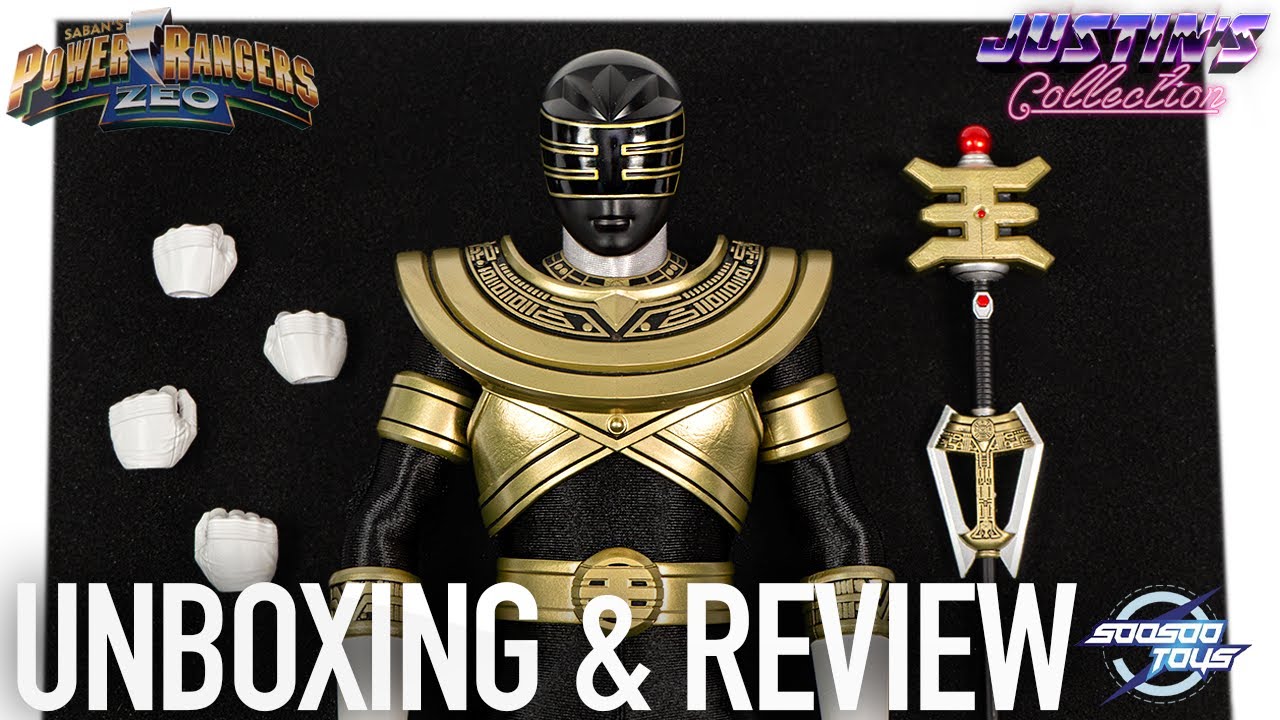 Power Rangers Zeo Gold Ranger SooSoo Toys 1/6 Scale Figure Unboxing & Review