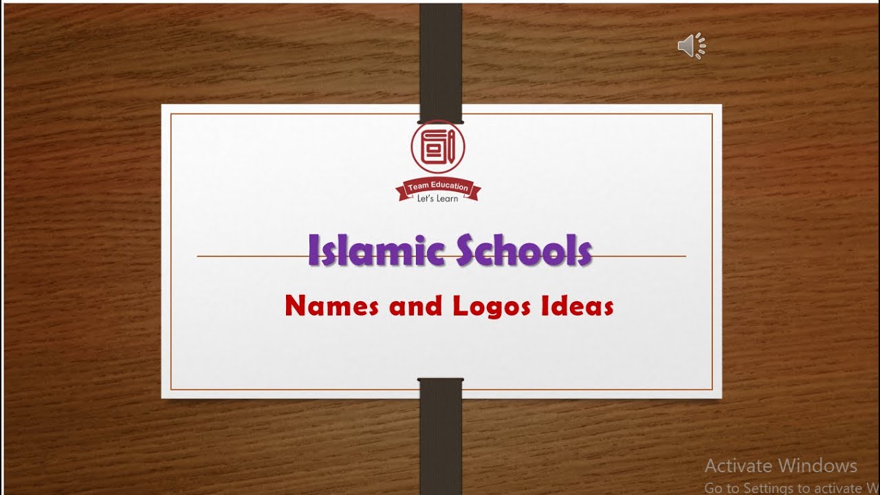 Islamic Schools: Names & Logos Ideas – Catchy/ Unique School Names & Logos Ideas