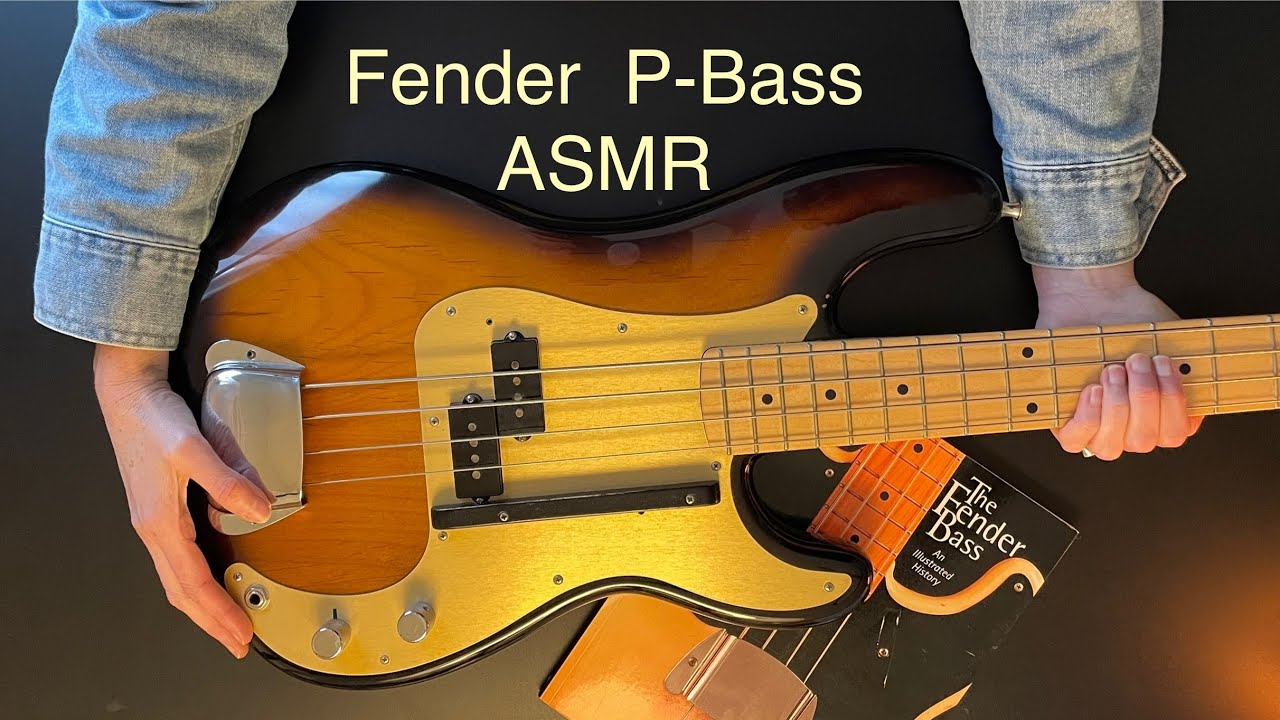 1957 Fender Precision Bass Reissue ~ Soothing Voice Guitar ASMR